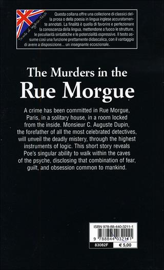 The murders in the Rue Morgue - Edgar Allan Poe - Libro Demetra 2006, Scuola di inglese | Libraccio.it