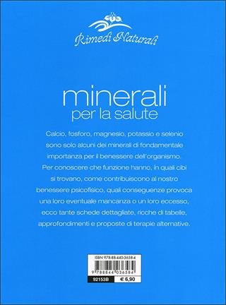 Minerali per la salute - Fabio Nocentini - Libro Demetra 2012, Rimedi naturali | Libraccio.it