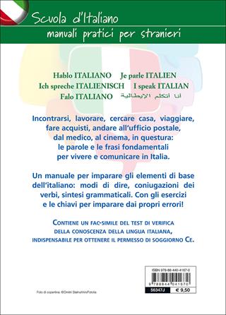 Parlo italiano. Manuale per l'apprendimento dell'italiano di base  - Libro Demetra 2013, Scuola di italiano | Libraccio.it