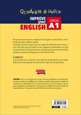 Improve your English. Livello A1. Con Contenuto digitale per download - Clive Malcolm Griffiths - Libro Demetra 2017, Scuola di inglese | Libraccio.it