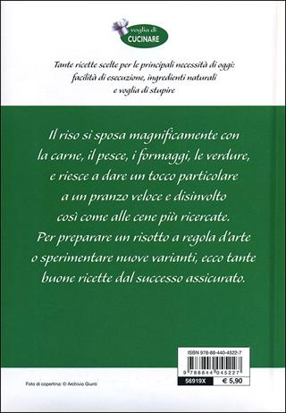 Riso e risotti di carne, pesce, verdure  - Libro Demetra 2012, Voglia di cucinare | Libraccio.it