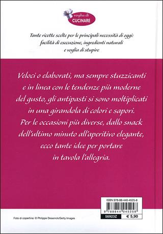 Antipasti classici e sfiziosi  - Libro Demetra 2012, Voglia di cucinare | Libraccio.it