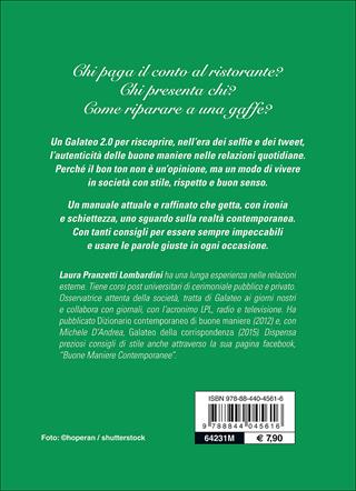 Galateo delle relazioni quotidiane - Laura Pranzetti Lombardini - Libro Demetra 2015, Varia Demetra | Libraccio.it