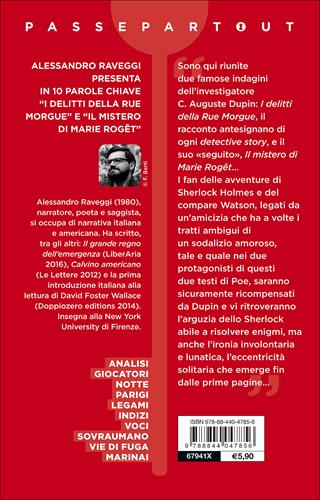 I delitti della Rue Morgue-Il mistero di Marie Roget. Ediz. integrale - Edgar Allan Poe - Libro Demetra 2017, Passepartout | Libraccio.it