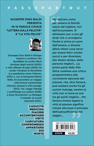 Lettera sulla felicità-La vita felice. Testo greco e latino a fronte - Epicuro, Lucio Anneo Seneca - Libro Demetra 2017, Passepartout | Libraccio.it