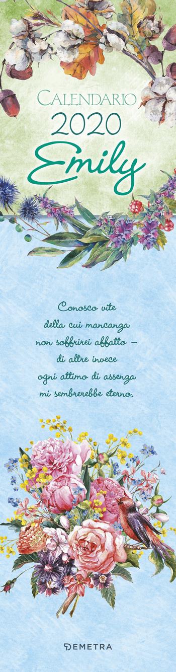 Emily. Calendario stretto 2020  - Libro Demetra 2019 | Libraccio.it