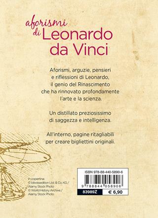 Aforismi - Leonardo da Vinci - Libro Demetra 2021, Aforismi | Libraccio.it