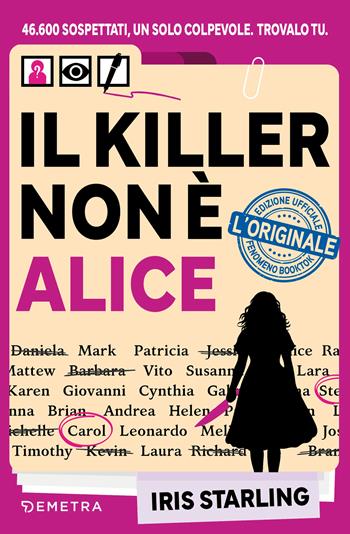 Il killer non è Alice - Iris Starling - Libro Demetra 2026 | Libraccio.it