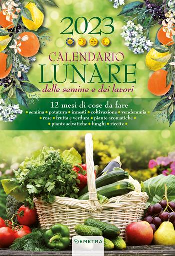 Calendario lunare 2023 da parete (26,5 x 38,5)  - Libro Demetra 2022 | Libraccio.it