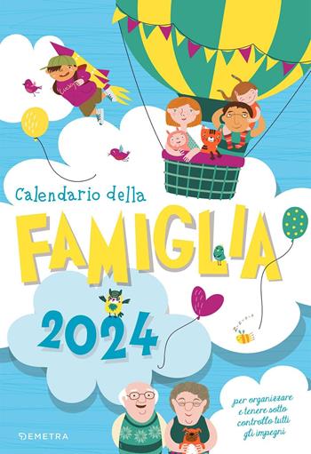 Calendario della Famiglia 2024 da parete (26.5 x 38.5 cm)  - Libro Demetra 2023 | Libraccio.it