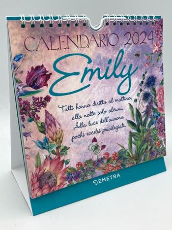 Calendario Emily desk 2024 da tavolo (17 x 16 cm)  - Libro Demetra 2023 | Libraccio.it
