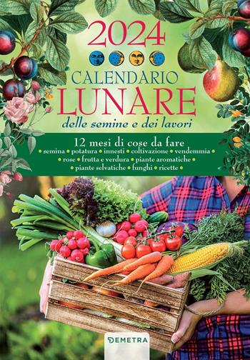 Calendario Lunare 2024 da parete (26.5 x 38.5 cm)  - Libro Demetra 2023 | Libraccio.it