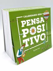 Calendario Pensa Positivo 2024 da tavolo (13.8 x 12.7 cm) - Libro Demetra  2023