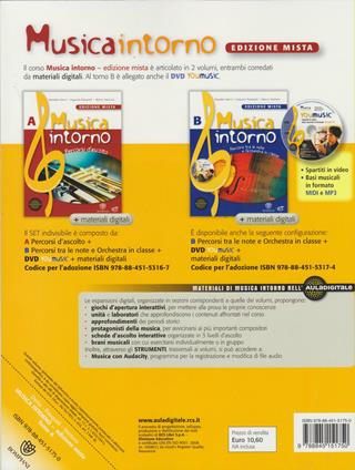 Musica intorno. Vol. A-B. Con DVD-ROM. Con espansione online - Rosalba Deriu, Augusto Pasquali, Marco Ventura - Libro Fabbri 2010 | Libraccio.it