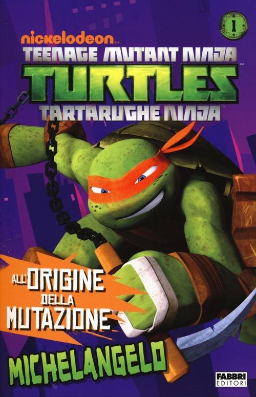 Figura Collezionabile Tartarughe Ninja Michelangelo – Statuetta Alta 7 Cm, Dipinta A Mano E Senza PVC