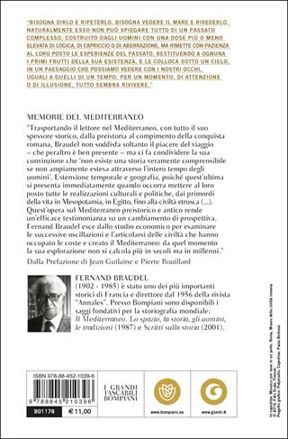 Memorie del Mediterraneo. Preistoria e antichità - Fernand Braudel - Libro Bompiani 2004, Tascabili. Saggi | Libraccio.it