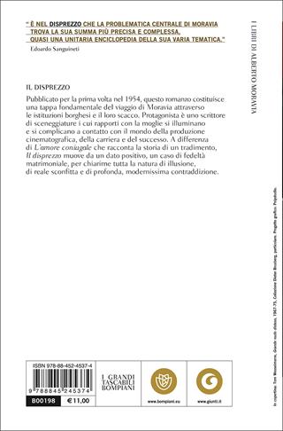Il disprezzo - Alberto Moravia - Libro Bompiani 2000, I grandi tascabili | Libraccio.it