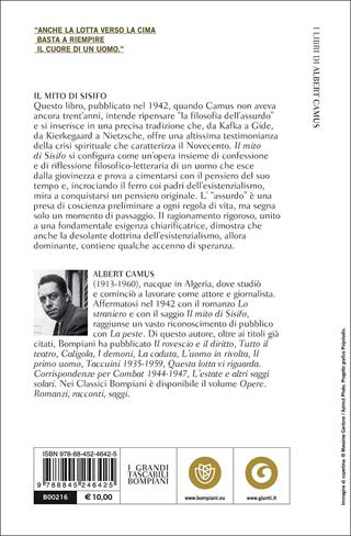 Il mito di Sisifo - Albert Camus - Libro Bompiani 2001, I grandi tascabili | Libraccio.it
