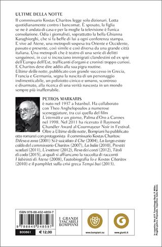 Ultime della notte - Petros Markaris - Libro Bompiani 2001, Tascabili narrativa | Libraccio.it