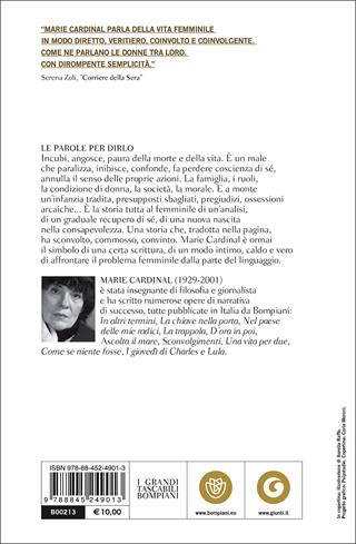 Le parole per dirlo - Marie Cardinal - Libro Bompiani 2001, I grandi tascabili | Libraccio.it