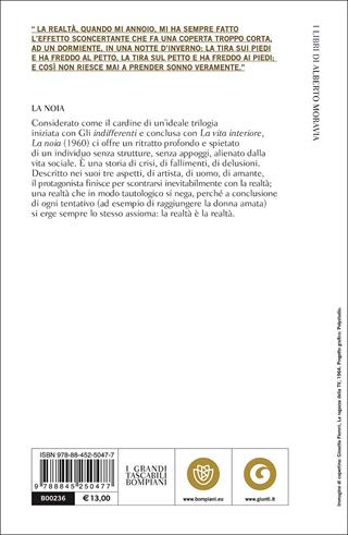 La noia - Alberto Moravia - Libro Bompiani 2001, I grandi tascabili | Libraccio.it