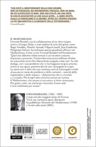 Mediterraneo - Fernand Braudel - Libro Bompiani 2002, Tascabili. Saggi | Libraccio.it