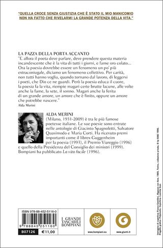 La pazza della porta accanto - Alda Merini - Libro Bompiani 2002, Tascabili. Romanzi e racconti | Libraccio.it