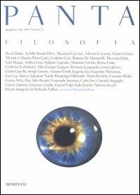 Panta. Filosofia  - Libro Bompiani 2003, Panta | Libraccio.it