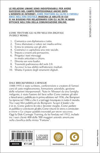 Come trattare gli altri nell'era digitale - Dale Carnegie - Libro Bompiani 2013, I grandi tascabili | Libraccio.it