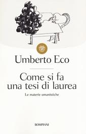 Come si fa una tesi di laurea. Le materie umanistiche