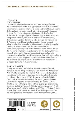 Le mosche-porta chiusa. Testo francese a fronte - Jean-Paul Sartre - Libro Bompiani 2013, I grandi tascabili | Libraccio.it