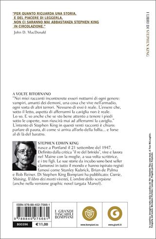 A volte ritornano - Stephen King - Libro Bompiani 2014, I grandi tascabili | Libraccio.it
