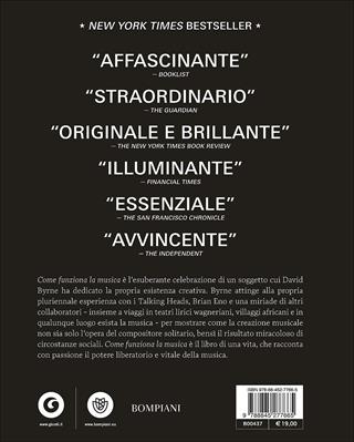 Come funziona la musica - David Byrne - Libro Bompiani 2014, Tascabili varia | Libraccio.it