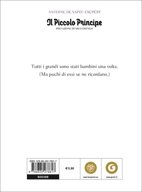 Il Piccolo Principe. Ediz. illustrata - Antoine de Saint-Exupéry - Libro  Bompiani 2014, Tascabili