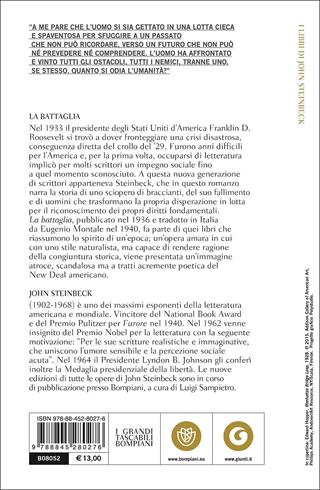 La battaglia - John Steinbeck - Libro Bompiani 2015, I grandi tascabili | Libraccio.it