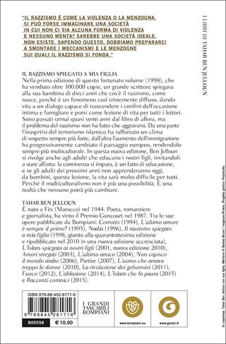 Il razzismo spiegato a mia figlia - Tahar Ben Jelloun - Libro Bompiani 2016, I grandi tascabili | Libraccio.it