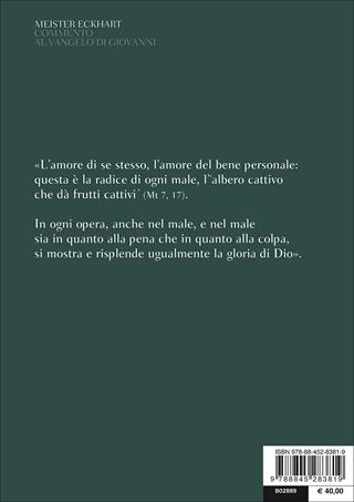 Commento al Vangelo di Giovanni. Testo latino a fronte - Meister Eckhart - Libro Bompiani 2017, Il pensiero occidentale | Libraccio.it