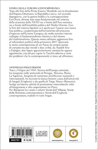 Storia della Turchia contemporanea - Antonello Biagini - Libro Bompiani 2017, Storia paperback | Libraccio.it