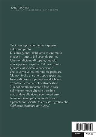 Tutta la vita è risolvere problemi. Testo tedesco a fronte - Karl R. Popper - Libro Bompiani 2001, Il pensiero occidentale | Libraccio.it
