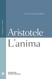 L'anima. Testo greco a fronte