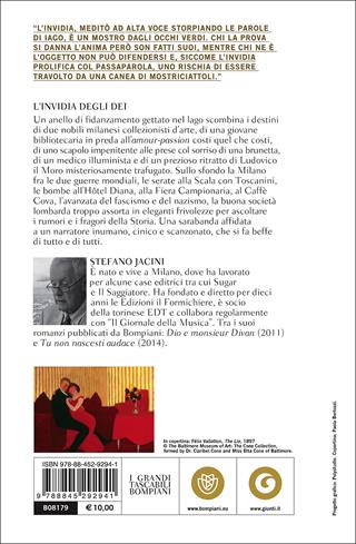 L'invidia degli dei - Stefano Jacini - Libro Bompiani 2017, Tascabili narrativa | Libraccio.it