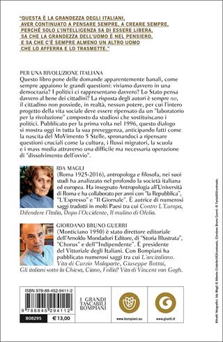 Per una rivoluzione italiana - Ida Magli, Giordano Bruno Guerri - Libro Bompiani 2017, Tascabili. Saggi | Libraccio.it