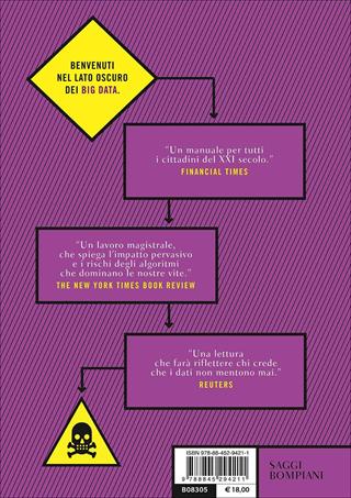 Armi di distruzione matematica. Come i big data aumentano la disuguaglianza e minacciano la democrazia - Cathy O'Neil - Libro Bompiani 2017, Saggistica straniera | Libraccio.it