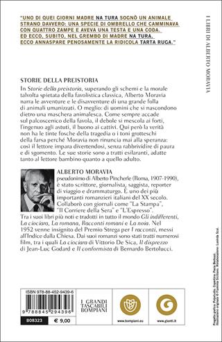 Storie della preistoria - Alberto Moravia - Libro Bompiani 2017, I grandi tascabili | Libraccio.it