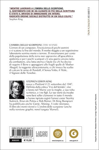 L'ombra dello scorpione (The stand) - Stephen King - Libro Bompiani 2017, Tascabili narrativa | Libraccio.it