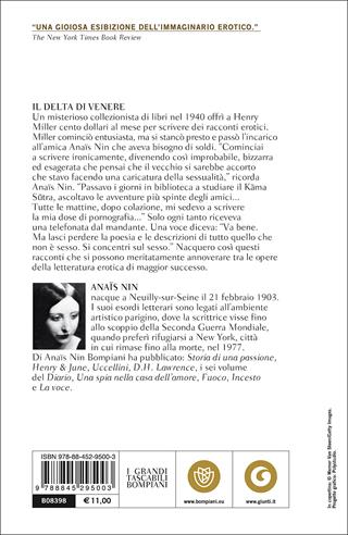 Il delta di Venere - Anaïs Nin - Libro Bompiani 2017, Tascabili narrativa | Libraccio.it
