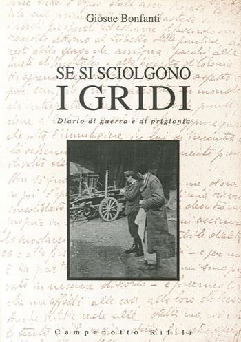 Se si sciolgono i gridi - Giosuè Bonfanti - Libro Campanotto 2016 | Libraccio.it