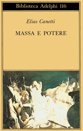 Massa e potere - Elias Canetti - Libro Adelphi 1981, Biblioteca Adelphi | Libraccio.it