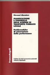 Pianificazione e controllo delle aziende di trasporto pubblico locale. Problematiche di misurazione della performance