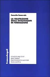 La valutazione degli investimenti in formazione